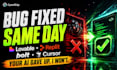 fix lovable app bolt cursor ai replit base44 v0 vibe code bug error website fast
