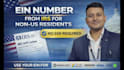get your irs ein number for non US resident