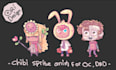 create 2d illustration characters and animated sprites for games