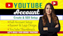 do youtube channel create and setup