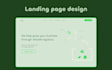design modern landing page, website, UI UX in figma