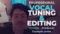 manually tune, sync, edit and mix your vocal