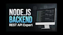 build a secure nodejs express backend and custom rest api