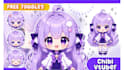 design and rig cute chibi vtuber model in anime style for vtube studio stream