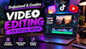 edit engaging short form videos for reels and shorts
