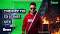 create cinematic cgi, vfx, and 3d scenes