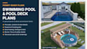 create swimming pool and pool deck permit plans with structural details