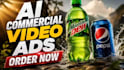 create ai commercial video ads , ai video ads ai product ads, ai commercial ads