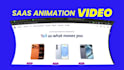 do  saas explainer video, saas animation, software explainer video, saas demo