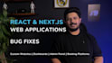 do custom web application and website development in react js and next js