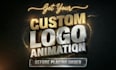 create a professional custom animation for your logo