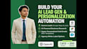 build ai lead generation automation with personalized cold email outreach