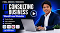 design IT consulting wordpress website, wordpress business website
