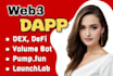 web3 dapp pump fun, ai agent, nft marketplace, volume bot, x402, erc 8004