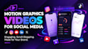 create instagram motion graphics and reel animation videos