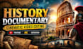 create a professional history documentary for youtube monetization