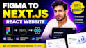 convert figma to responsive next js react website