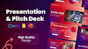 create professional powerpoint, canva investor pitch deck presentation design