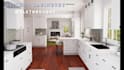 design kitchen interior and provide detailed technical drawings