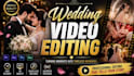 wedding video editing with cinematic storytelling