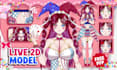 create a live2d vtuber anime model ready for vtube studio