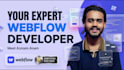 design or develop webflow website, figma to webflow, webflow expert
