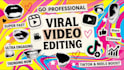 do video editing for instagram reels youtube and tiktok