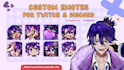 draw custom emotes for twitch stream asset