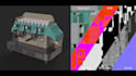 fix 3d model mesh bugs, topology, textures, rig, clothing cage in blender