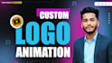 create custom logo animation, intro, outro video, 2d animation