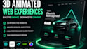 build a 3d animated web app using nextjs, gsap and threejs