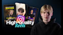 do video editing for your instagram reels