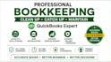 clean up and catch up your intuit quickbooks online bookkeeping