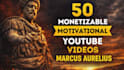 create motivational monetizable youtube video