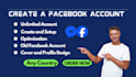 create facebook accounts for personal or business use, and old fb profile