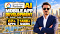 do ai mobile app development for android ios app using flutter or react native