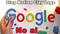 create a handmade clay stop motion logo animation no ai
