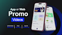 create stylish mobile app promo video, app explainer, app tutorial video
