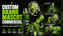 create a custom animated mascot commercial for your brand