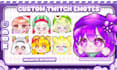 create chibi twitch emotes animated emotes vtuber emotes