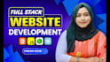 do website development, build custom website design as full stack web developer