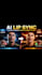 create realistic ai lip sync video for tiktok, reels and youtube