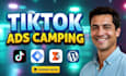 create viral tiktok video ads campaign and pixel setup