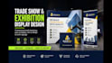 design trade show banner and exhibition booth backdrop