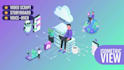 create 2d isometric animation for saas product walkthroughs