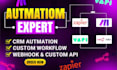 create zapier, make, n8n, and vapi workflow automation