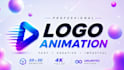 make professional animated logo for youtube, twitch brand fast
