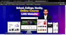 create a school, college, varsity,  online course lms website
