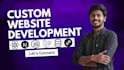 be your custom website developer for full stack web development of your business