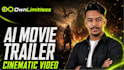 create a cinematic ai movie trailer video